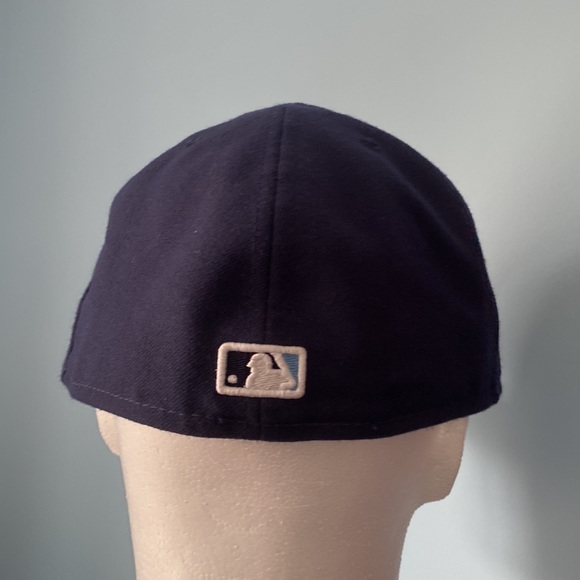 New Era 59 Fifty Tampa Bay Rays Blue & White Embroidered Baseball Hat Size 7 5/8 - Picture 4 of 8